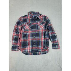 Polo Ralph Lauren Shirt Boys 6 Black Lightweight Plaid Preppy Academia‎ Like Dad